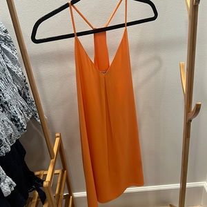 Alice and Olivia Orange Sundress